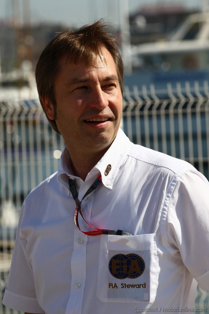 GP EUROPA, 26.06.2011- Heinz-Harald Frentzen (GER), FIA Steward