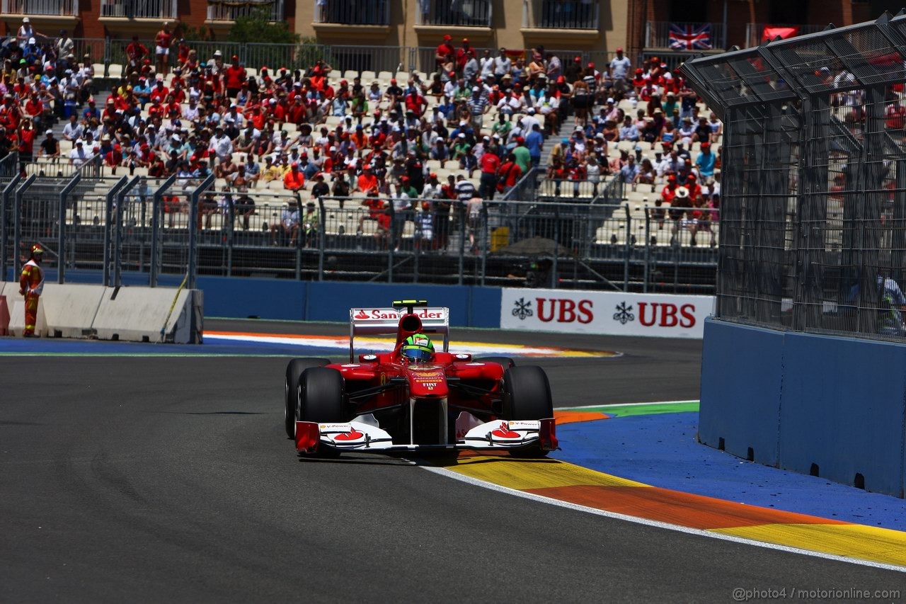 GP EUROPA, 26.06.2011- Gara, Felipe Massa (BRA), Ferrari, F-150 Italia 