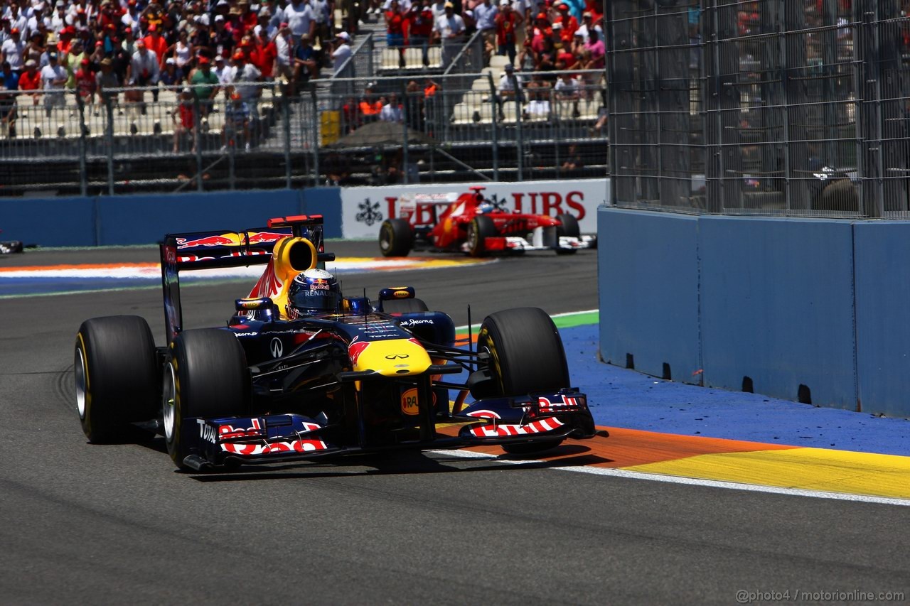 GP EUROPA, 26.06.2011- Gara, Sebastian Vettel (GER), Red Bull Racing, RB7 