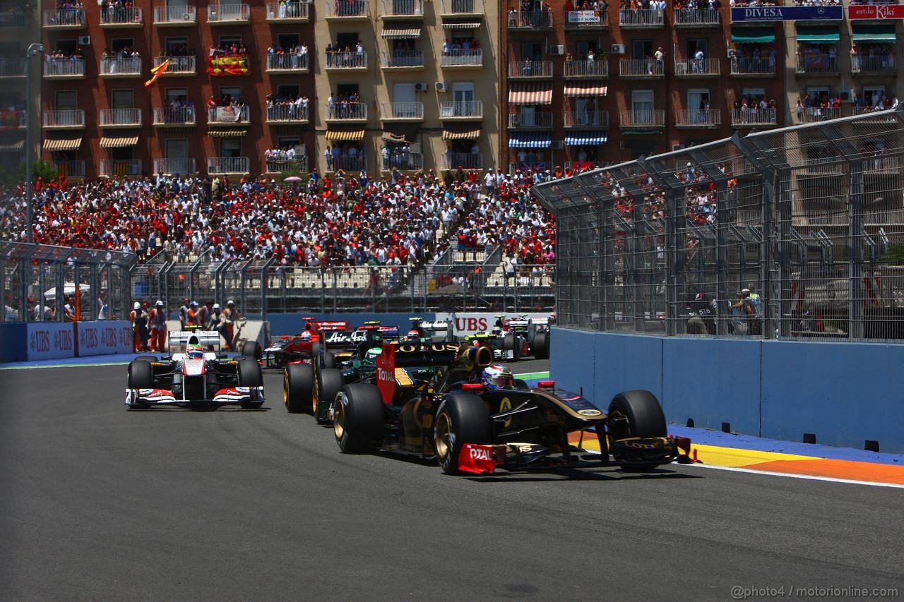 GP EUROPA, 26.06.2011- Gara, Vitaly Petrov (RUS), Lotus Renault GP, R31 