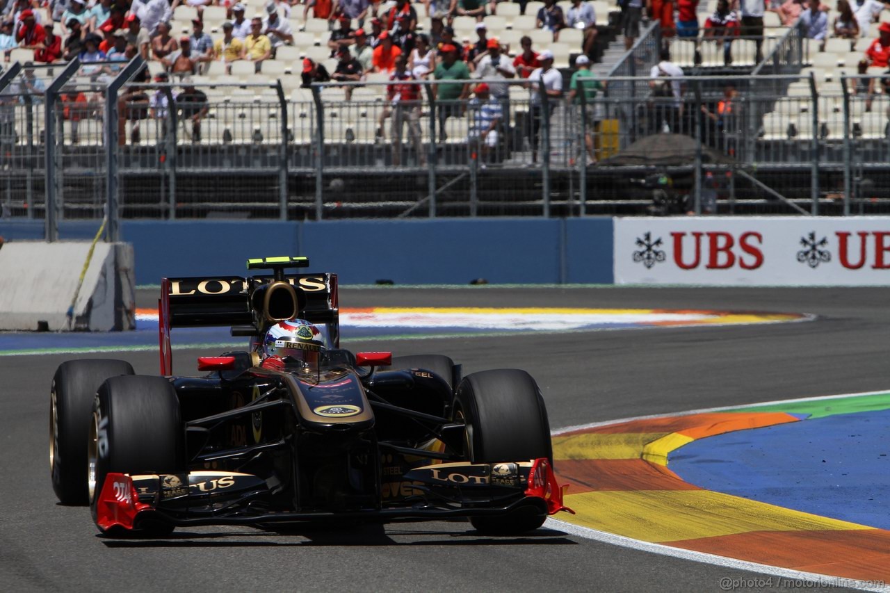 GP EUROPA, 26.06.2011- Gara, Vitaly Petrov (RUS), Lotus Renault GP, R31 