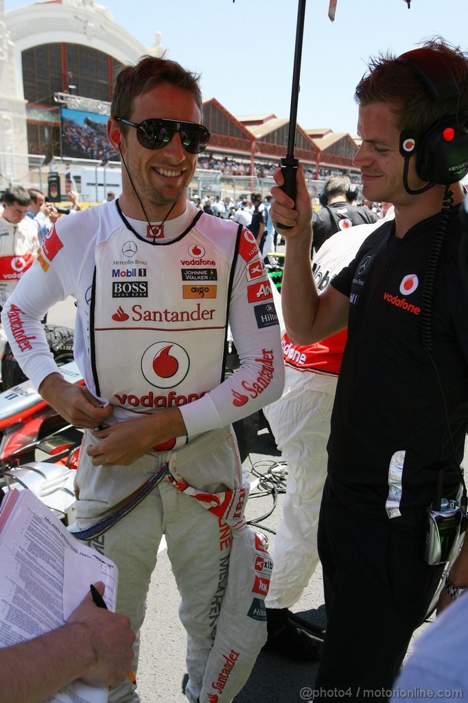 GP EUROPA, 26.06.2011- Gara, Jenson Button (GBR), McLaren  Mercedes, MP4-26 