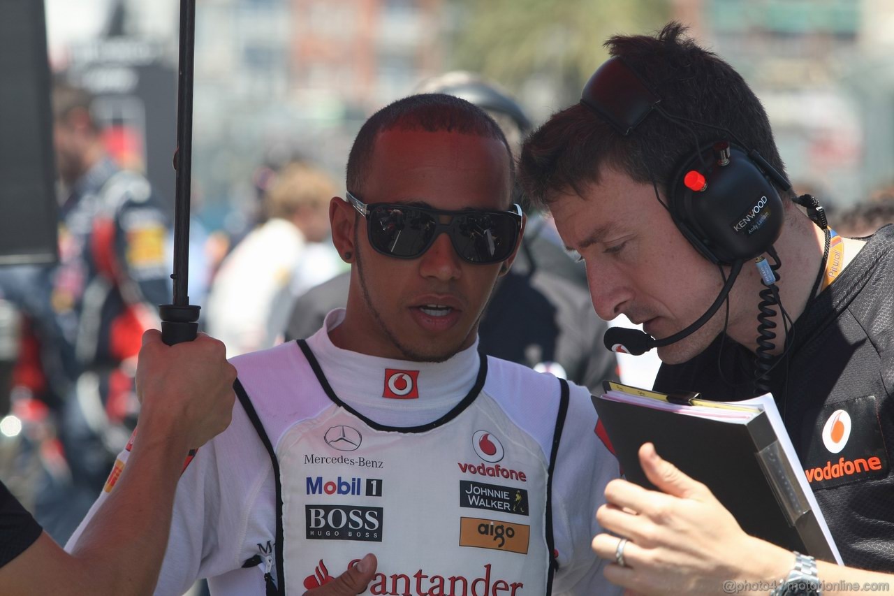 GP EUROPA, 26.06.2011- Gara, Lewis Hamilton (GBR), McLaren  Mercedes, MP4-26 