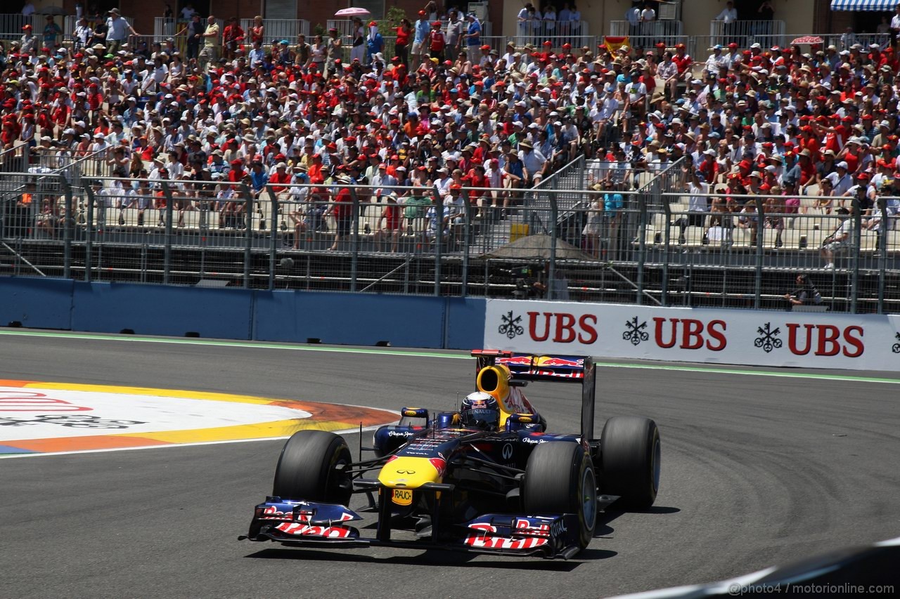 GP EUROPA, 26.06.2011- Gara, Sebastian Vettel (GER), Red Bull Racing, RB7 