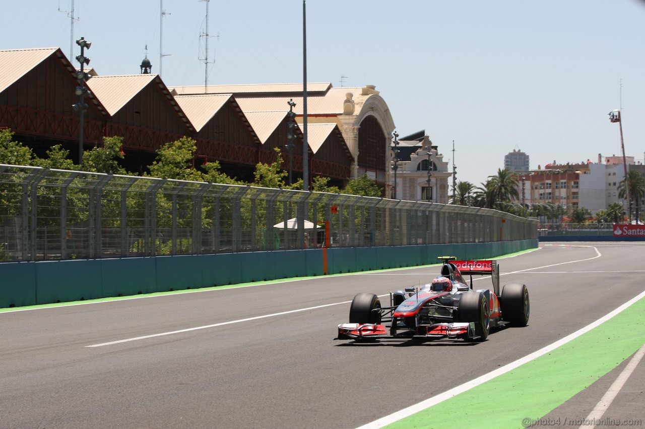 GP EUROPA, 26.06.2011- Gara, Jenson Button (GBR), McLaren  Mercedes, MP4-26 