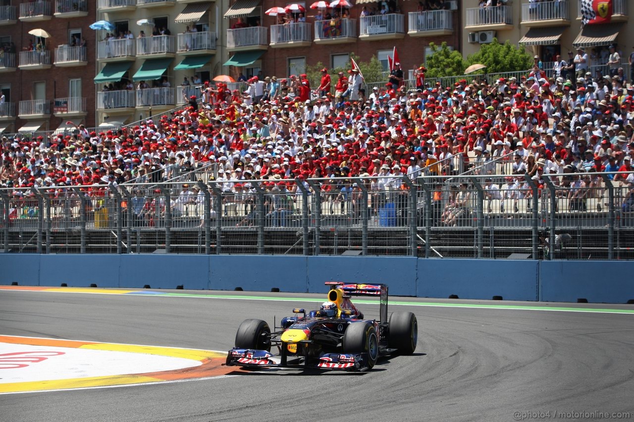 GP EUROPA, 26.06.2011- Gara, Sebastian Vettel (GER), Red Bull Racing, RB7 