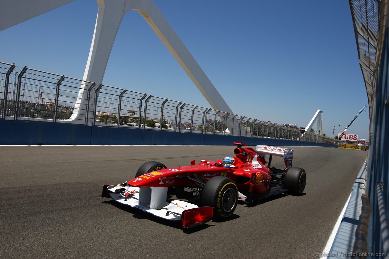 GP EUROPA, 26.06.2011- Gara, Fernando Alonso (ESP), Ferrari, F-150 Italia 