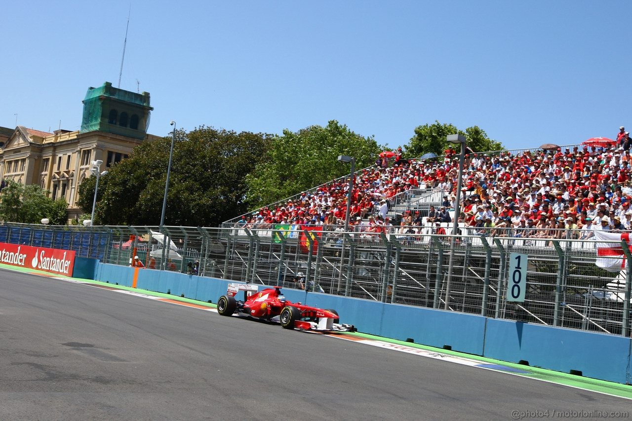 GP EUROPA, 26.06.2011- Gara, Fernando Alonso (ESP), Ferrari, F-150 Italia 