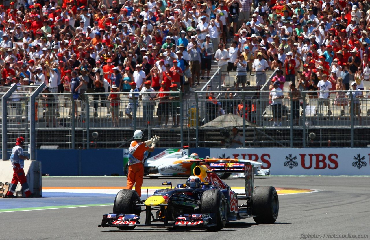 GP EUROPA, 26.06.2011- Gara, Sebastian Vettel (GER), Red Bull Racing, RB7 vincitore 