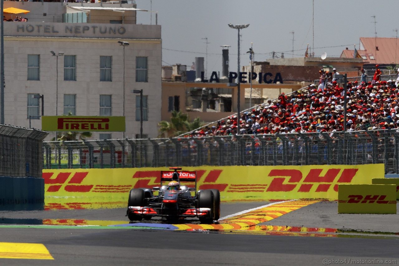 GP EUROPA, 26.06.2011- Gara, Lewis Hamilton (GBR), McLaren  Mercedes, MP4-26 