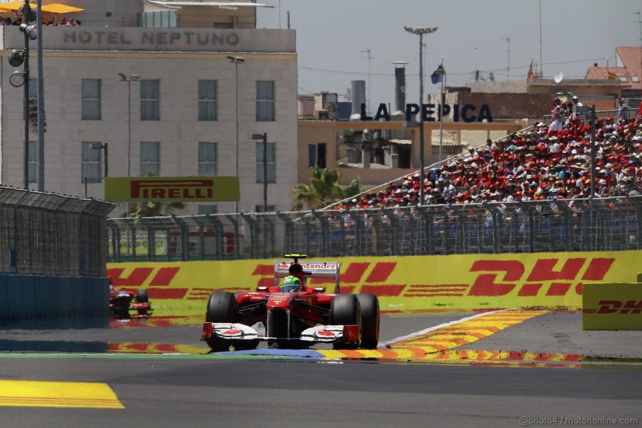 GP EUROPA, 26.06.2011- Gara, Felipe Massa (BRA), Ferrari, F-150 Italia 