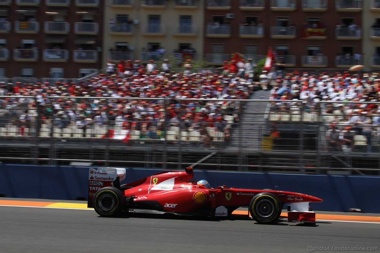 GP EUROPA, 26.06.2011- Gara, Fernando Alonso (ESP), Ferrari, F-150 Italia 