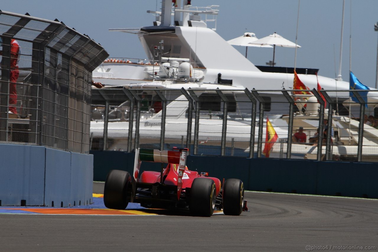 GP EUROPA, 26.06.2011- Gara, Fernando Alonso (ESP), Ferrari, F-150 Italia 