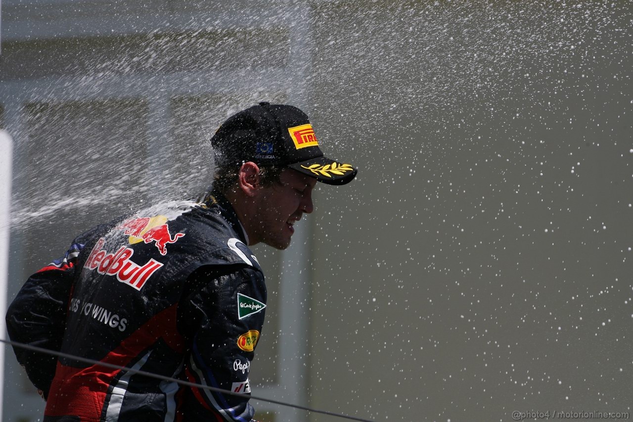 GP EUROPA, 26.06.2011- Gara, Sebastian Vettel (GER), Red Bull Racing, RB7 vincitore 