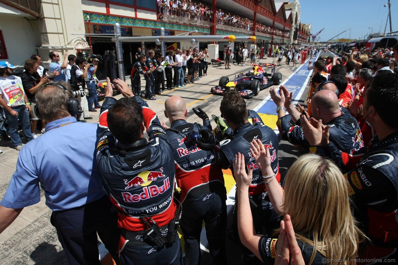 GP EUROPA, 26.06.2011- Gara, Sebastian Vettel (GER), Red Bull Racing, RB7 vincitore 