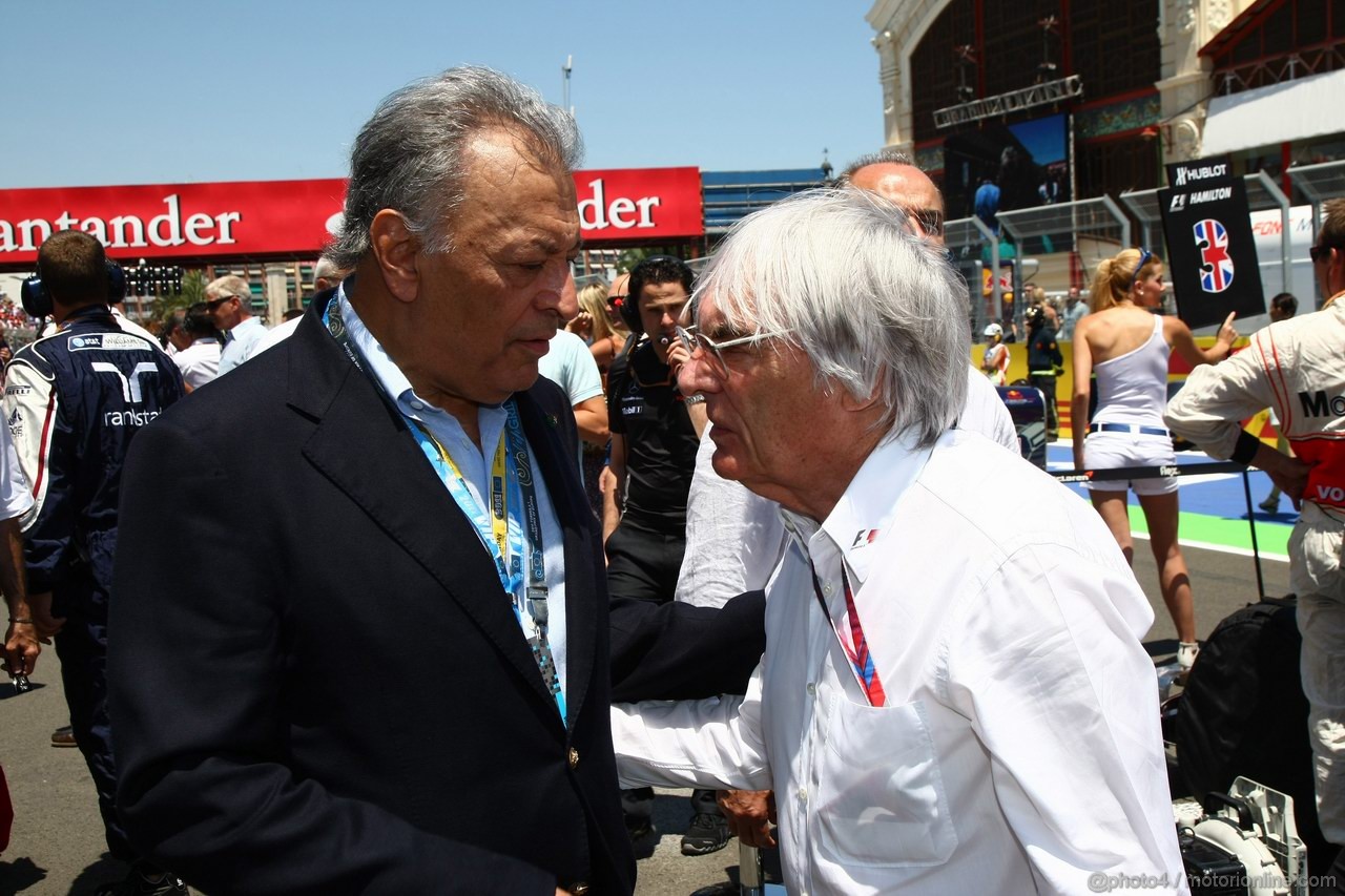 GP EUROPA, 26.06.2011- Gara, Bernie Ecclestone (GBR), President e CEO of Formula One Management  