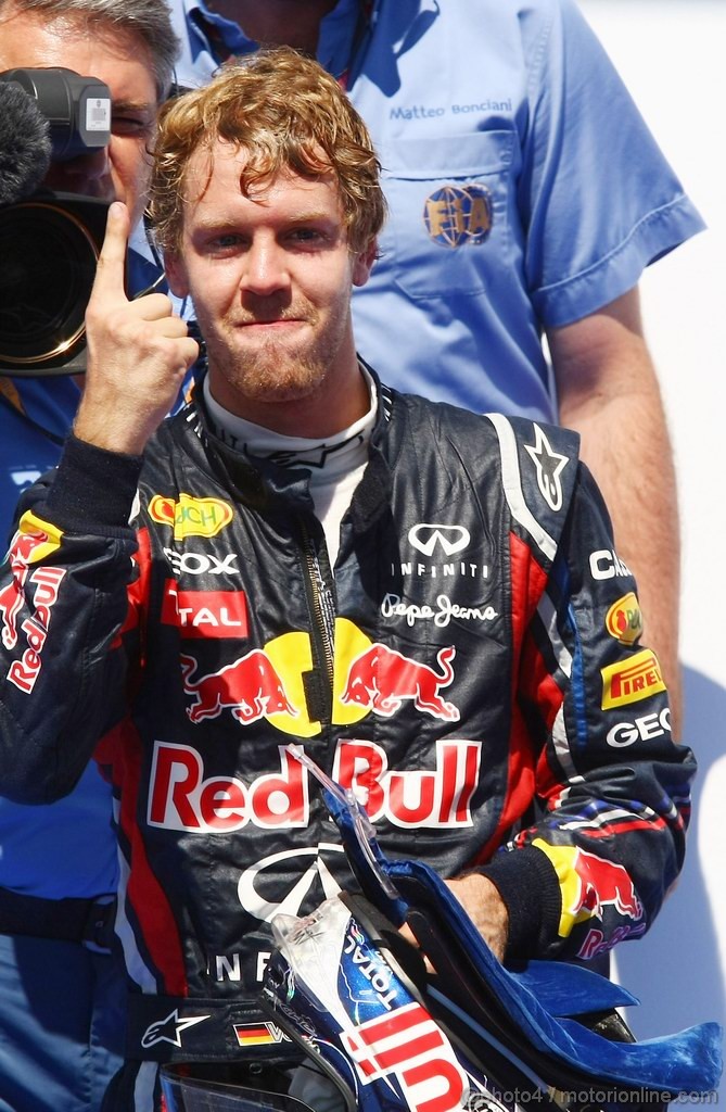 GP EUROPA, 26.06.2011- Gara, Sebastian Vettel (GER), Red Bull Racing, RB7 vincitore