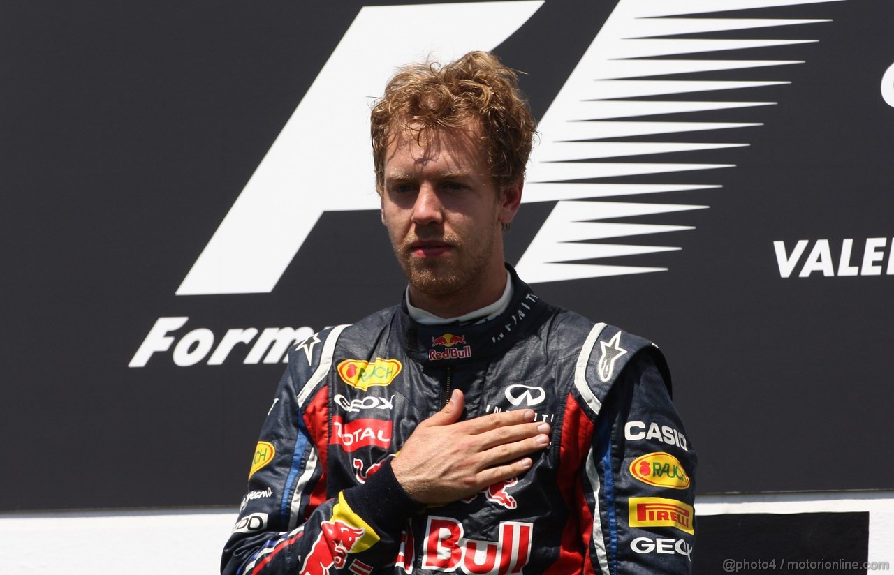 GP EUROPA, 26.06.2011- Gara, Sebastian Vettel (GER), Red Bull Racing, RB7 vincitore 