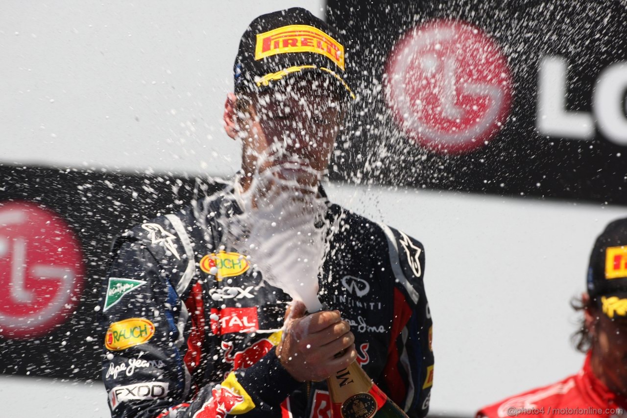 GP EUROPA, 26.06.2011- Gara, Sebastian Vettel (GER), Red Bull Racing, RB7 vincitore 