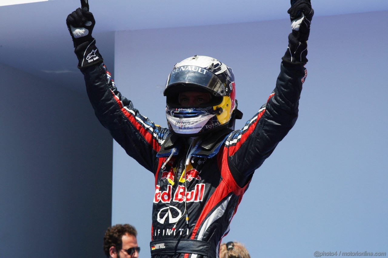 GP EUROPA, 26.06.2011- Gara, Sebastian Vettel (GER), Red Bull Racing, RB7 vincitore 