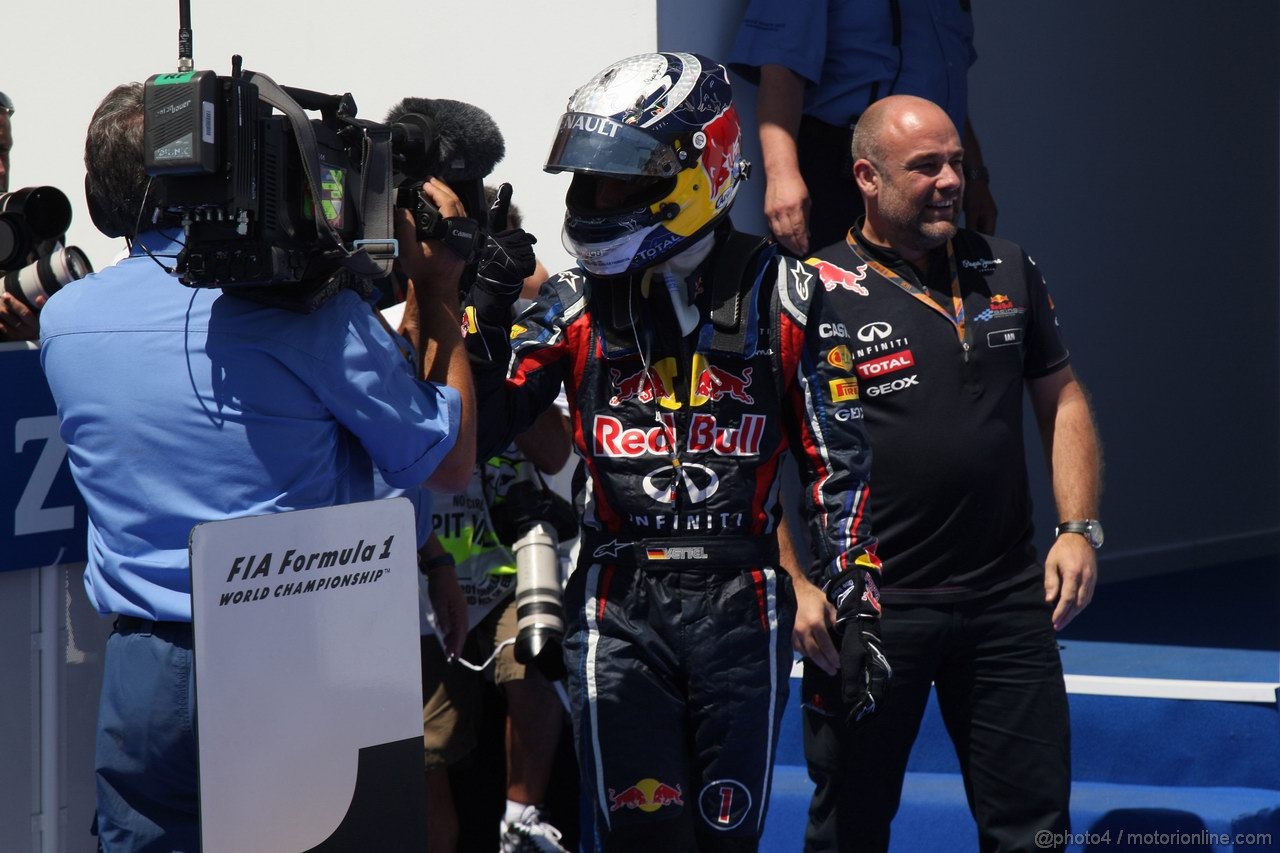 GP EUROPA, 26.06.2011- Gara, Sebastian Vettel (GER), Red Bull Racing, RB7 vincitore 