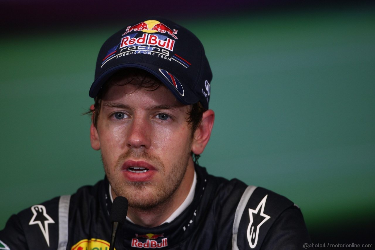 GP EUROPA, 26.06.2011- Conferenza Stampa, Sebastian Vettel (GER), Red Bull Racing, RB7 