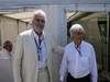 GP EUROPA, 26.06.2011- Placido Domingo (ESP), Tenor e Bernie Ecclestone (GBR), President e CEO of Formula One Management  