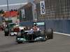 GP EUROPA, 26.06.2011- Gara, Michael Schumacher (GER), Mercedes GP Petronas F1 Team, MGP W02 davanti a Adrian Sutil (GER), Force India F1 Team, VJM04 