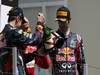 GP EUROPA, 26.06.2011- Gara, Sebastian Vettel (GER), Red Bull Racing, RB7 vincitore e Mark Webber (AUS), Red Bull Racing, RB7 terzo 