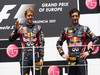 GP EUROPA, 26.06.2011- Gara, Sebastian Vettel (GER), Red Bull Racing, RB7 vincitore e Mark Webber (AUS), Red Bull Racing, RB7 terzo 