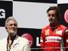 GP EUROPA, 26.06.2011- Gara, Placido Domingo (ESP), Tenor e Fernando Alonso (ESP), Ferrari, F-150 Italia secondo 