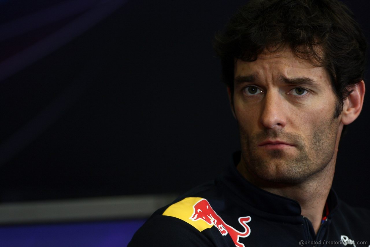 GP EUROPA, 23.06.2011- Conferenza Stampa, Mark Webber (AUS), Red Bull Racing, RB7 