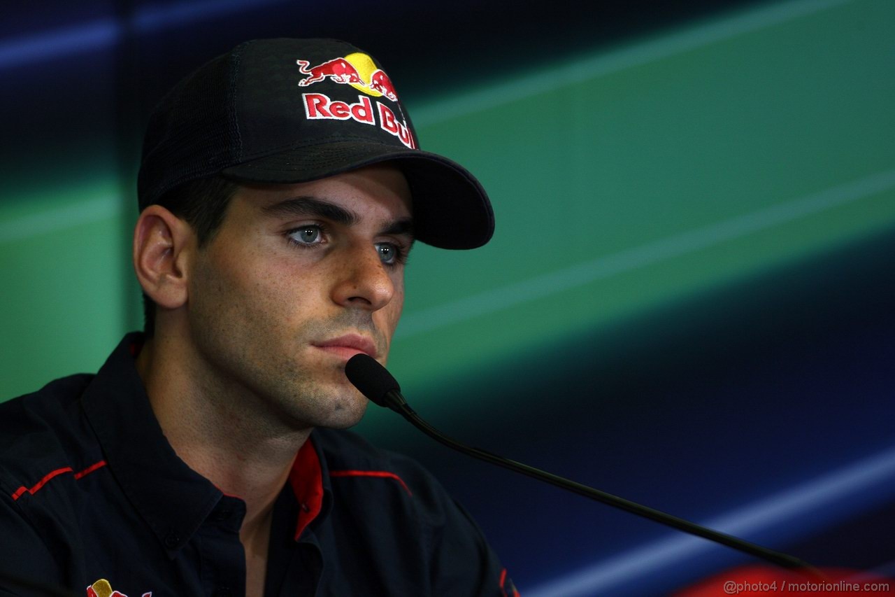 GP EUROPA, 23.06.2011- Conferenza Stampa, Jaime Alguersuari (SPA), Scuderia Toro Rosso, STR6 