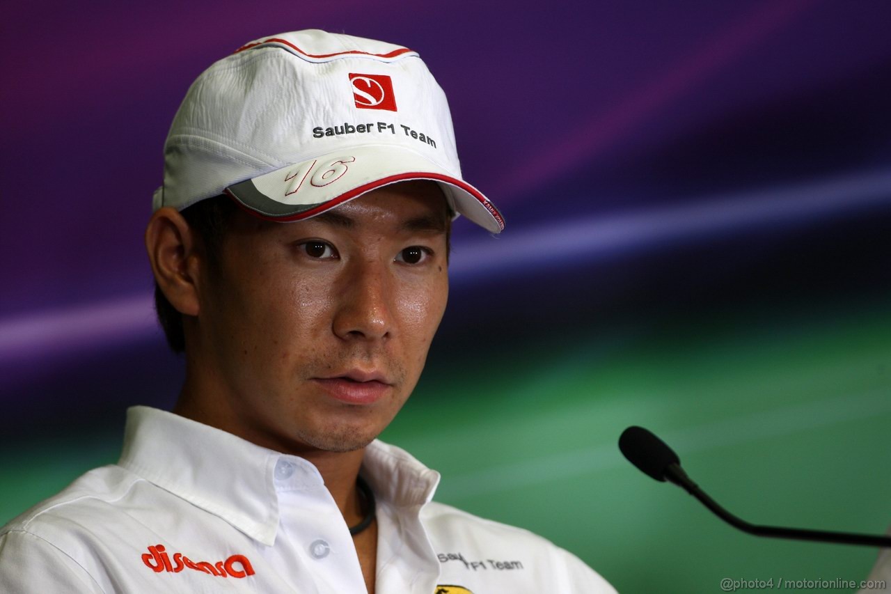 GP EUROPA, 23.06.2011- Conferenza Stampa, Kamui Kobayashi (JAP), Sauber F1 Team C30 