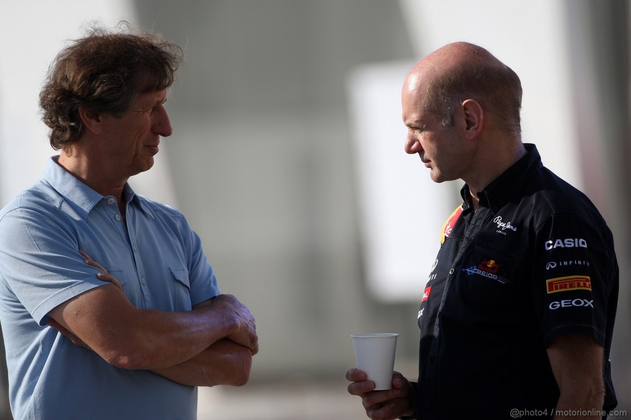 GP EUROPA, 25.06.2011- Mario Illien (SUI) e Adrian Newey (GBR), Red Bull Racing , Technical Operations Director 