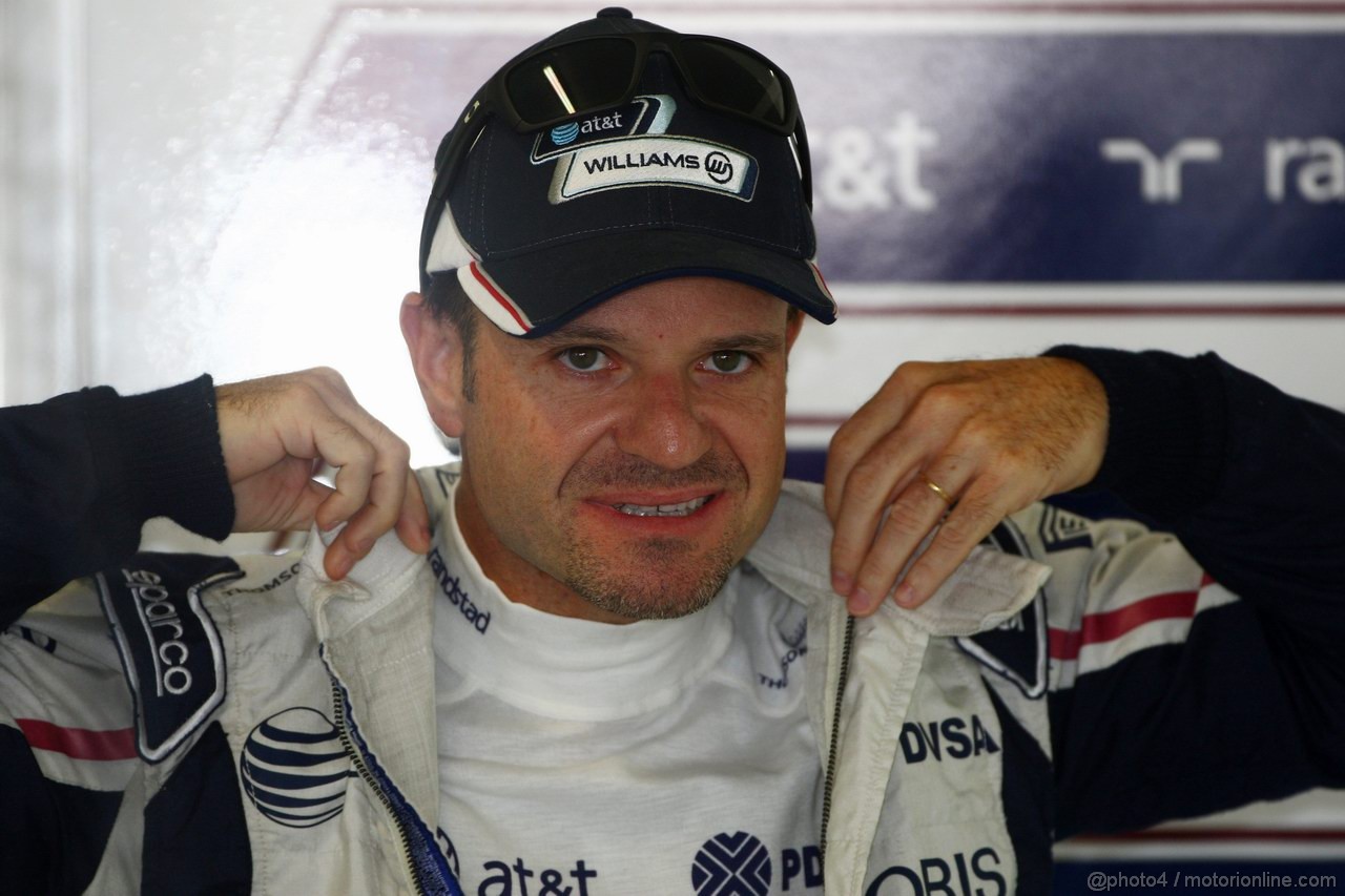 GP EUROPA, 25.06.2011- Prove Libere 3, Sabato, Rubens Barrichello (BRA), Williams FW33 