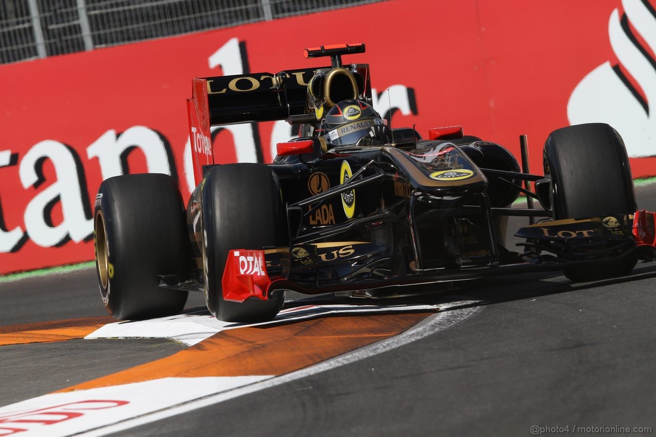 GP EUROPA, 25.06.2011- Prove Libere 3, Sabato, Nick Heidfeld (GER) Lotus Renault GP R31  