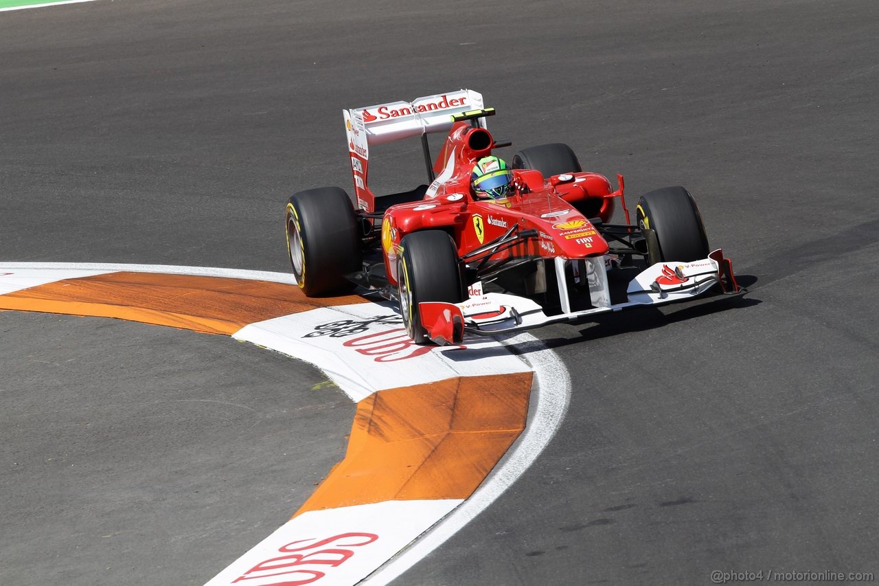 GP EUROPA, 25.06.2011- Prove Libere 3, Sabato, Felipe Massa (BRA), Ferrari, F-150 Italia 