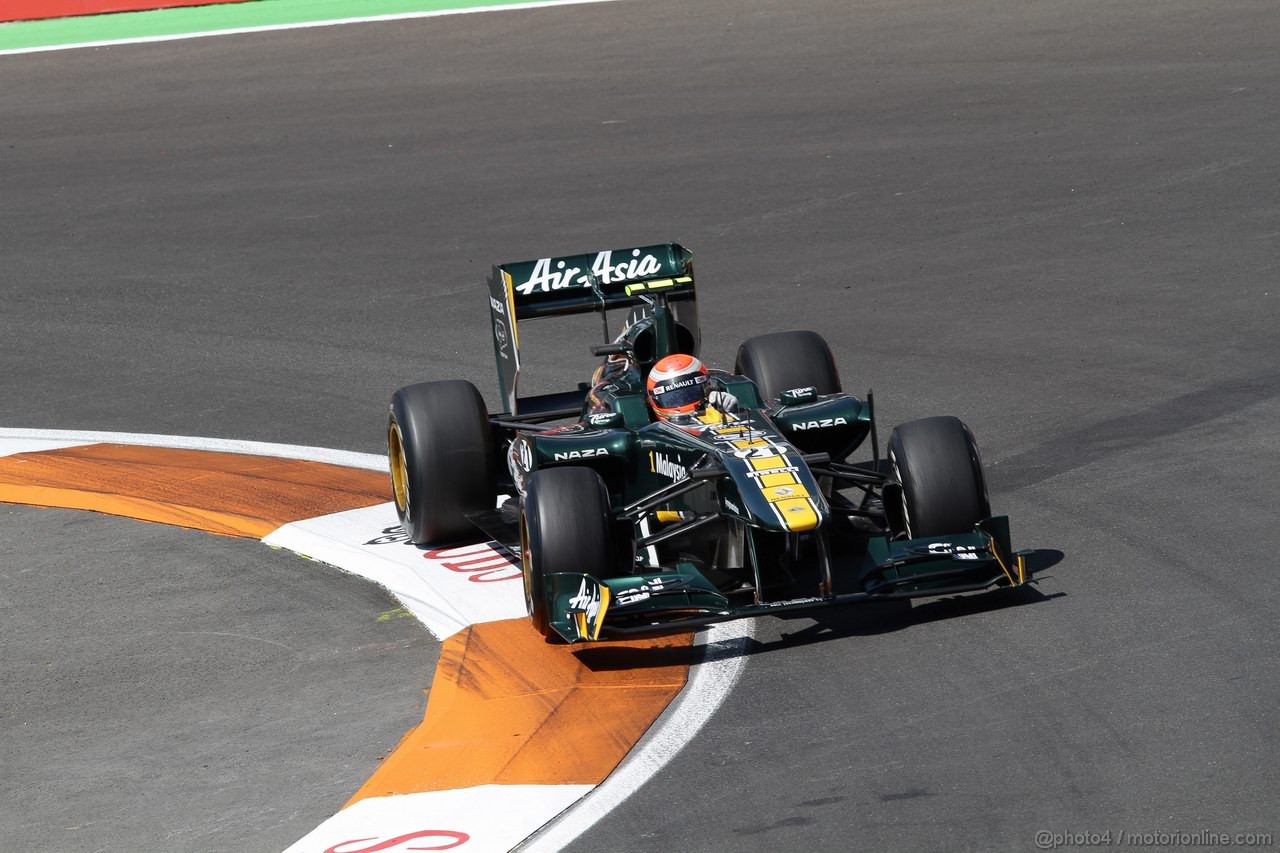 GP EUROPA, 25.06.2011- Prove Libere 3, Sabato, Jarno Trulli (ITA), Team Lotus, TL11 