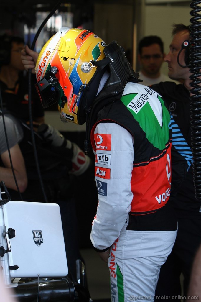 GP EUROPA, 25.06.2011- Prove Libere 3, Sabato, Lewis Hamilton (GBR), McLaren  Mercedes, MP4-26 