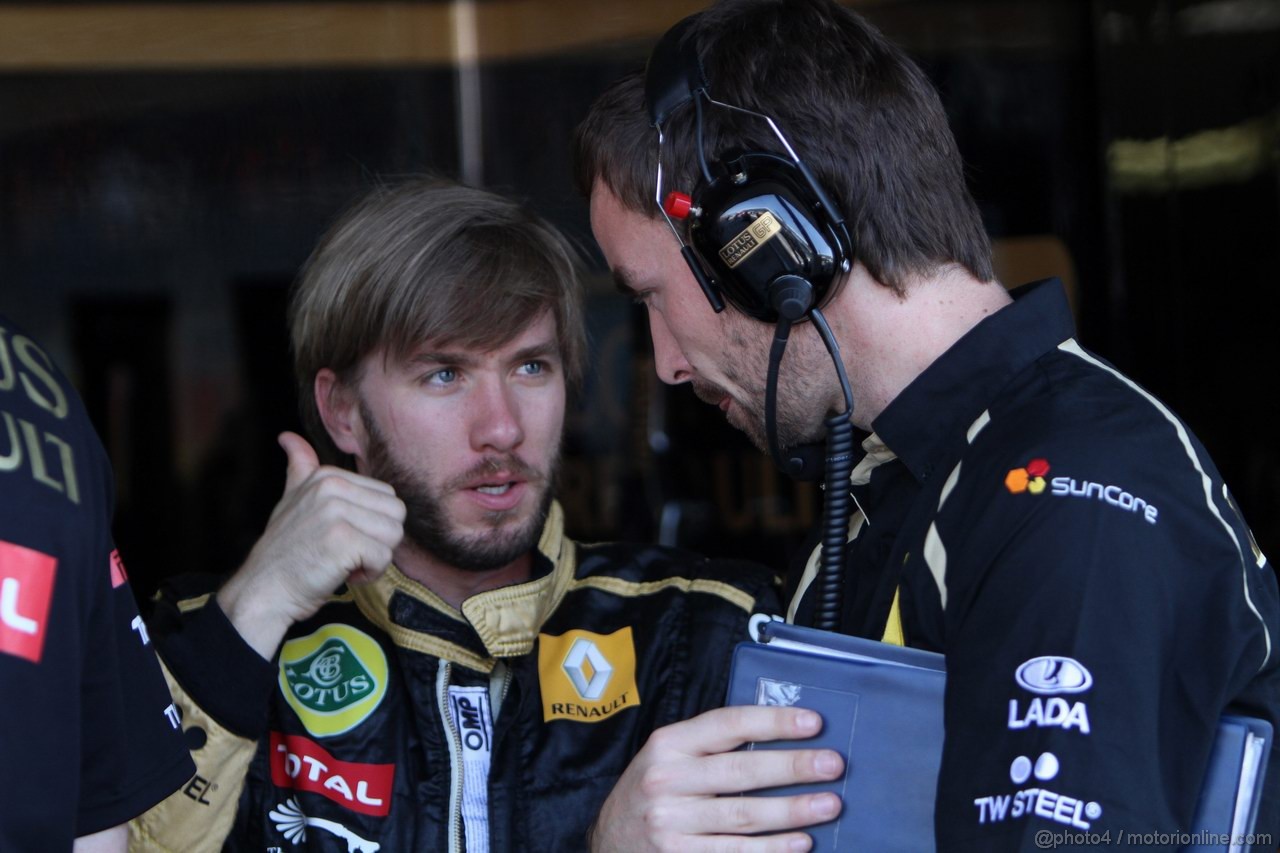 GP EUROPA, 25.06.2011- Prove Libere 3, Sabato, Nick Heidfeld (GER) Lotus Renault GP R31  