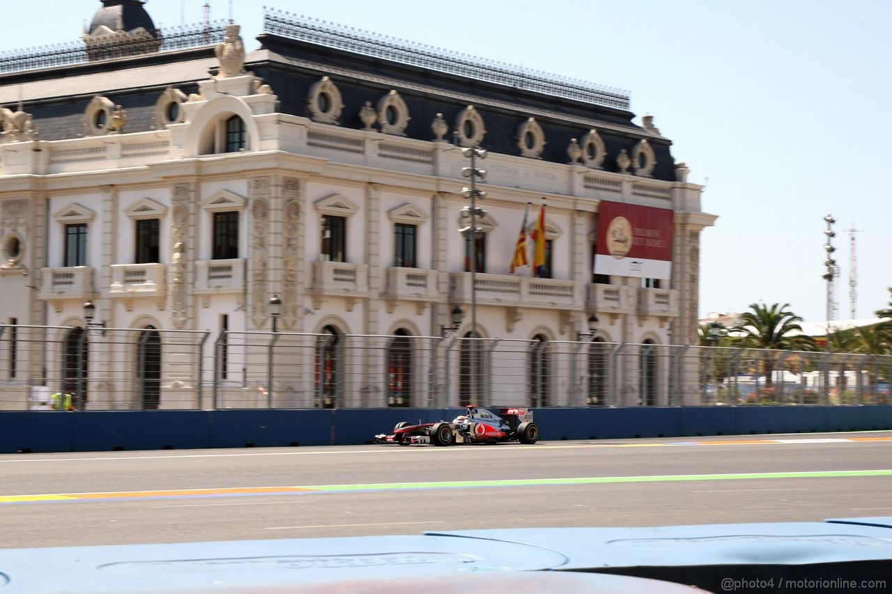 GP EUROPA, 25.06.2011- Prove Libere 3, Sabato, Lewis Hamilton (GBR), McLaren  Mercedes, MP4-26 