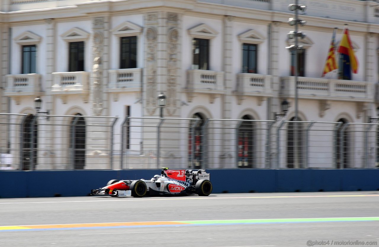 GP EUROPA, 25.06.2011- Prove Libere 3, Sabato, Vitantonio Liuzzi (ITA), Hispania Racing F1 Team, HRT  