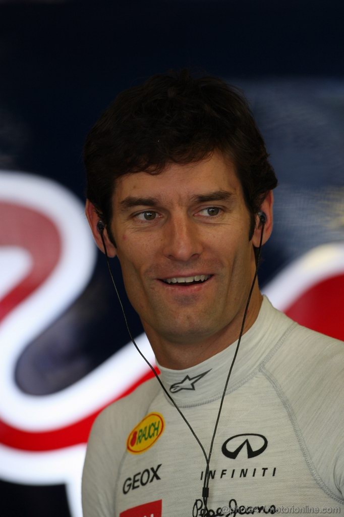 GP EUROPA, 25.06.2011- Prove Libere 3, Sabato, Mark Webber (AUS), Red Bull Racing, RB7 