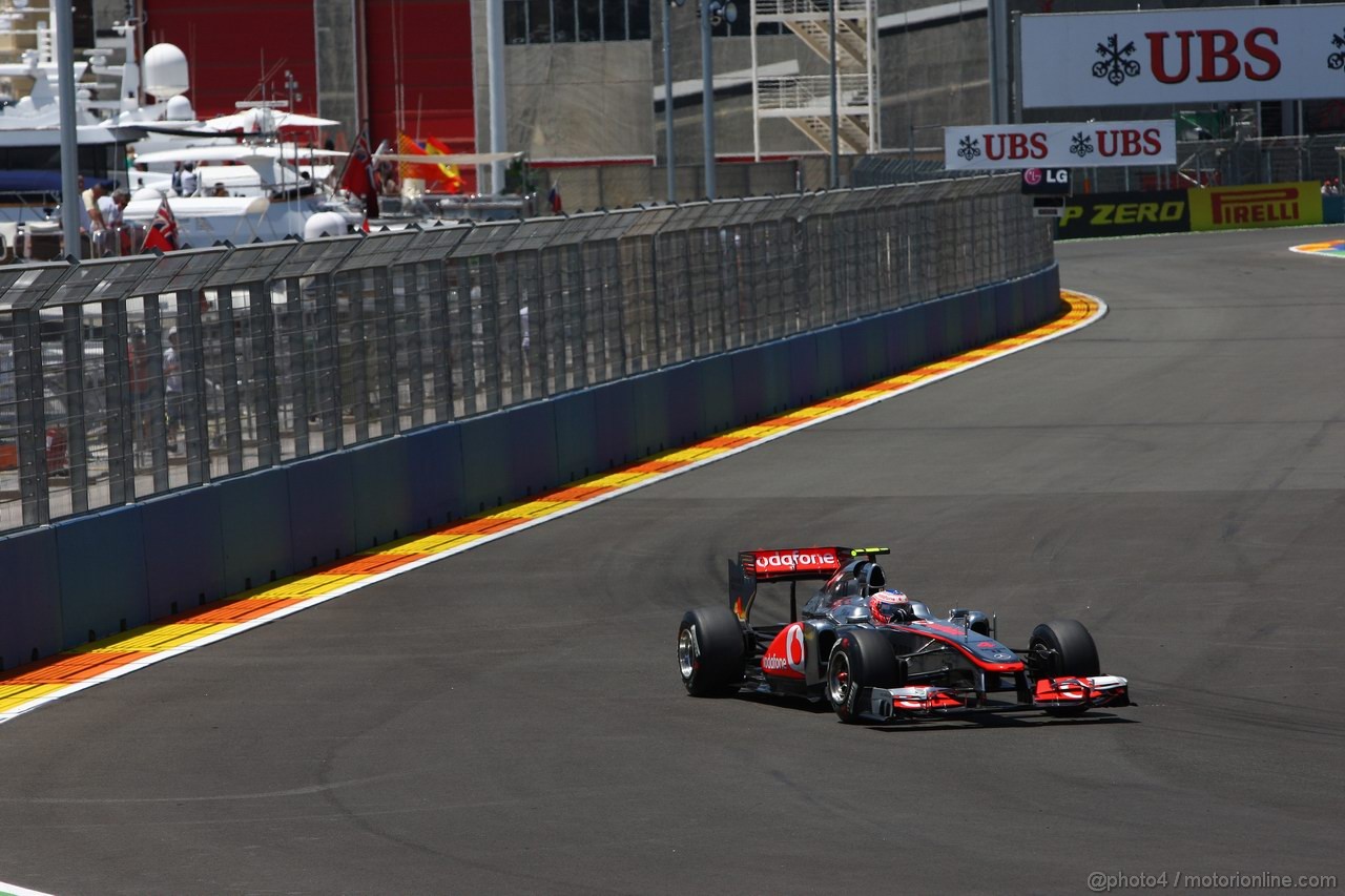 GP EUROPA, 25.06.2011- Qualifiche, Jenson Button (GBR), McLaren  Mercedes, MP4-26 