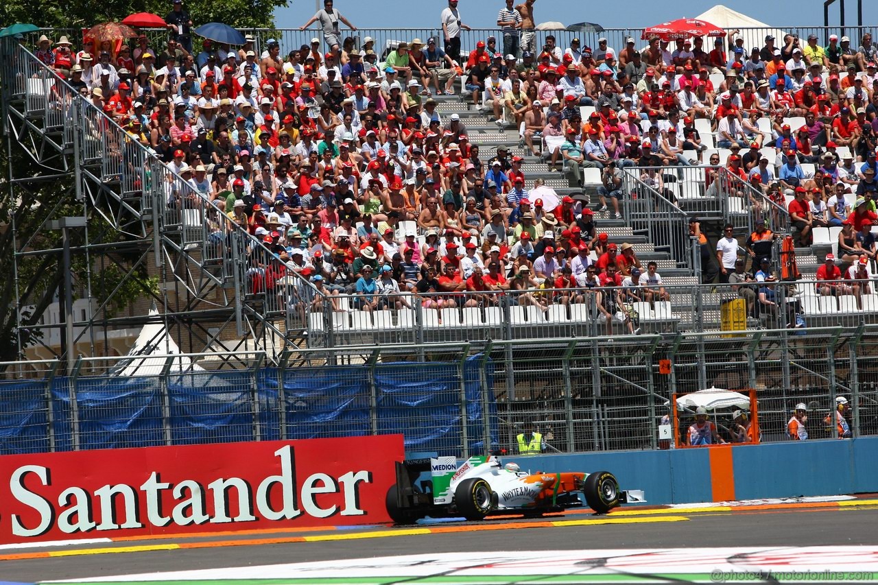 GP EUROPA, 25.06.2011- Qualifiche, Adrian Sutil (GER), Force India F1 Team, VJM04 