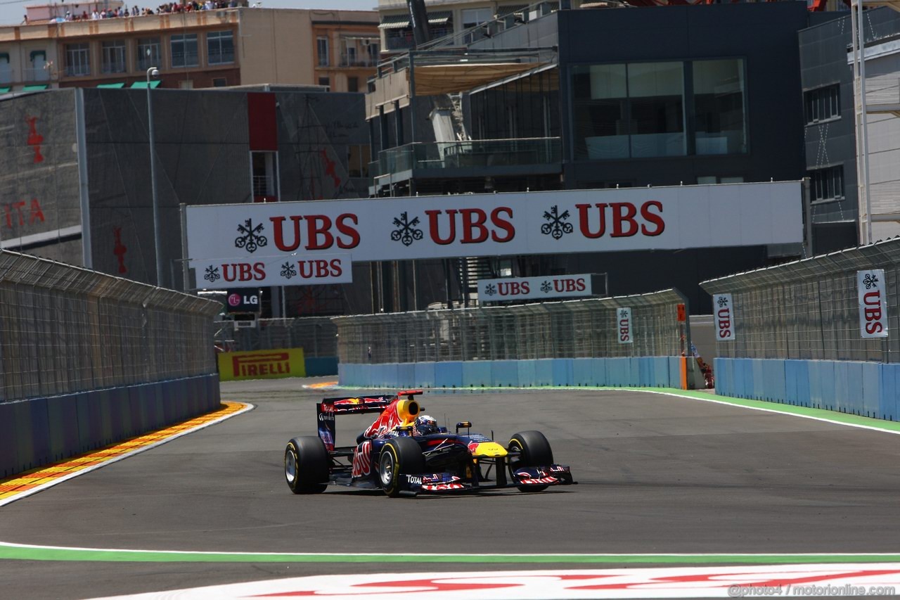 GP EUROPA, 25.06.2011- Qualifiche, Sebastian Vettel (GER), Red Bull Racing, RB7 