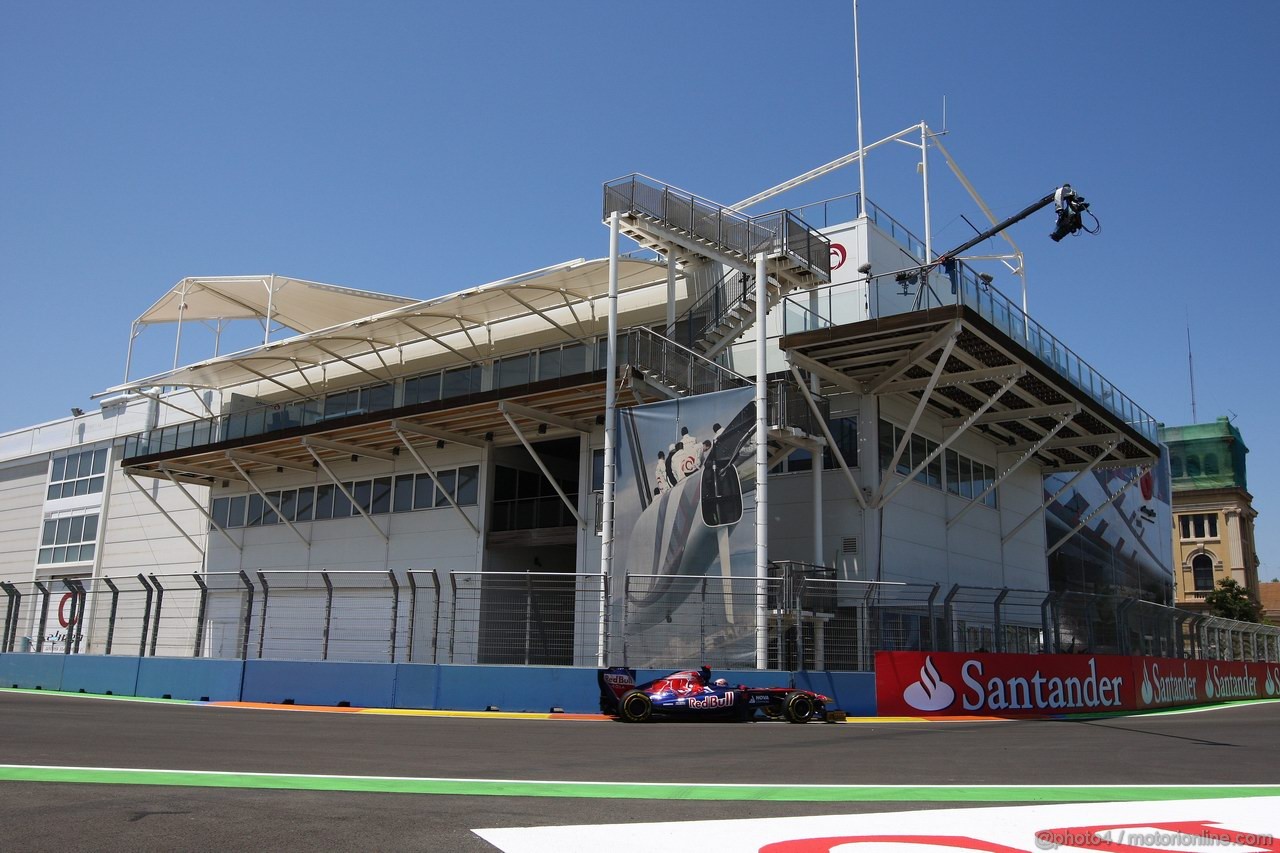 GP EUROPA, 25.06.2011- Qualifiche, Sébastien Buemi (SUI), Scuderia Toro Rosso, STR6 