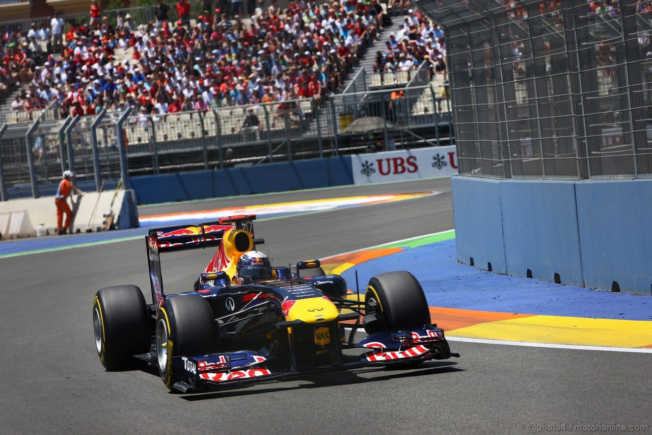 GP EUROPA, 25.06.2011- Qualifiche, Sebastian Vettel (GER), Red Bull Racing, RB7 