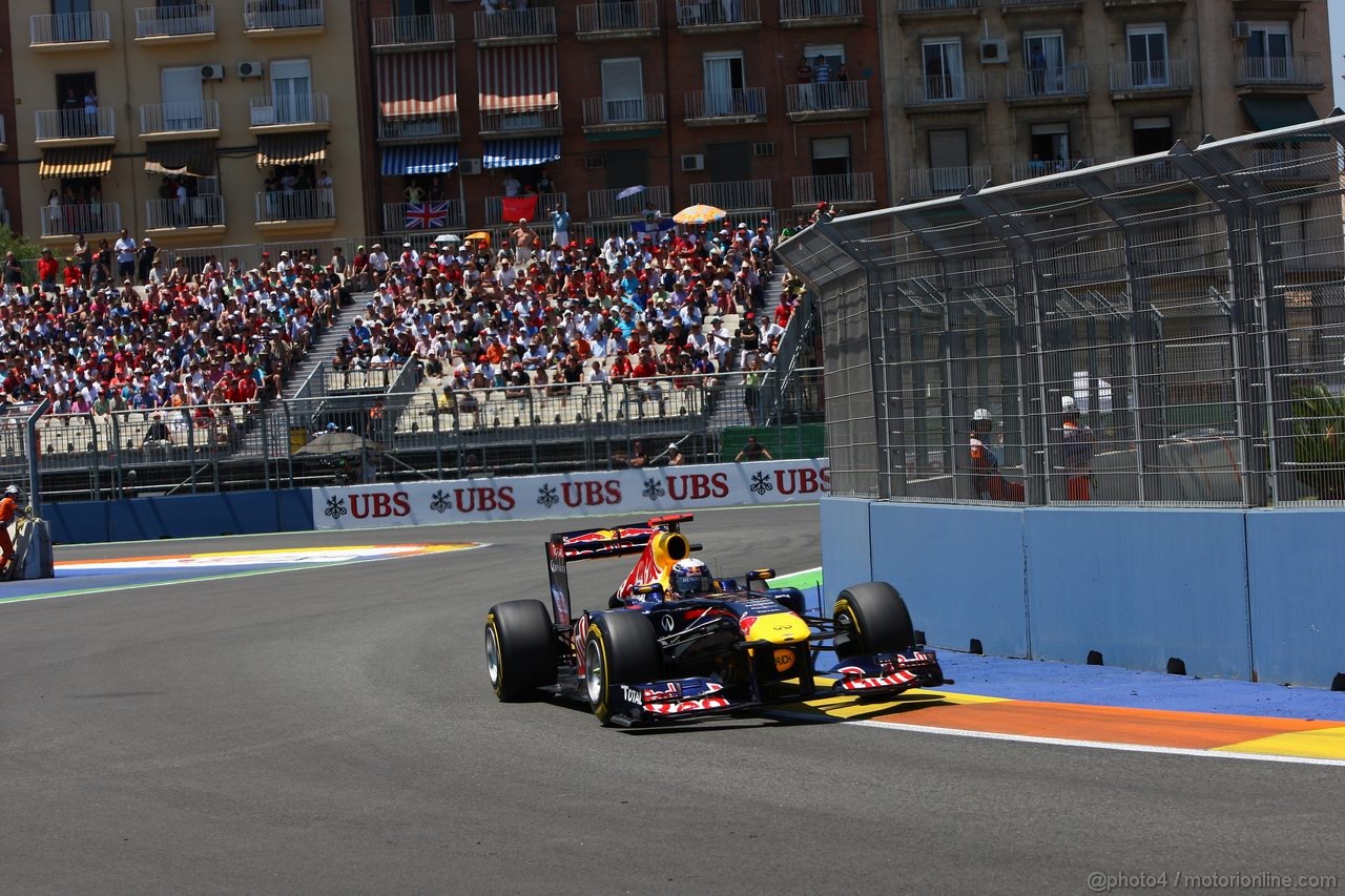 GP EUROPA, 25.06.2011- Qualifiche, Sebastian Vettel (GER), Red Bull Racing, RB7 